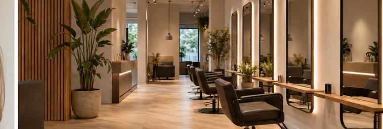 Stylistin beim professionellen Damenhaarschnitt im Elbhaar Studio